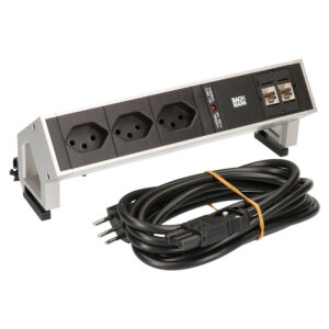 Steckdosenleiste mit Tischhalterung